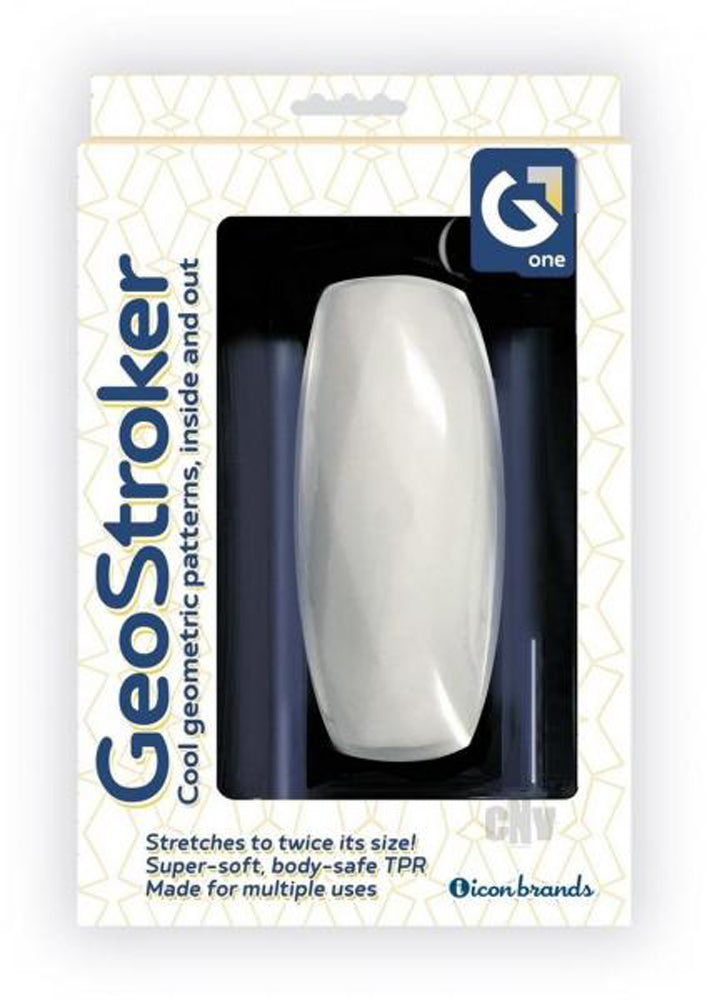 Geostroker 1 Stroker - White | 847841031042 | Discreet Personal Wellness