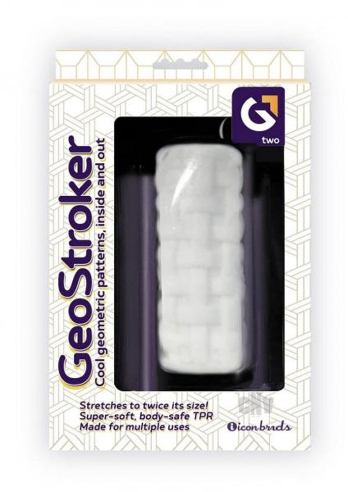 Geostroker 2 Stroker - White | 847841031059 | Discreet Personal Wellness