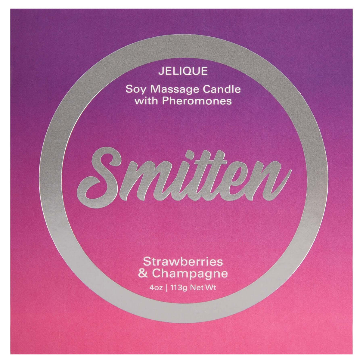 Mood Candle - Smitten - Strawberry and Champagne - 4 Oz. Jar | 638258450027 | Discreet Personal Wellness