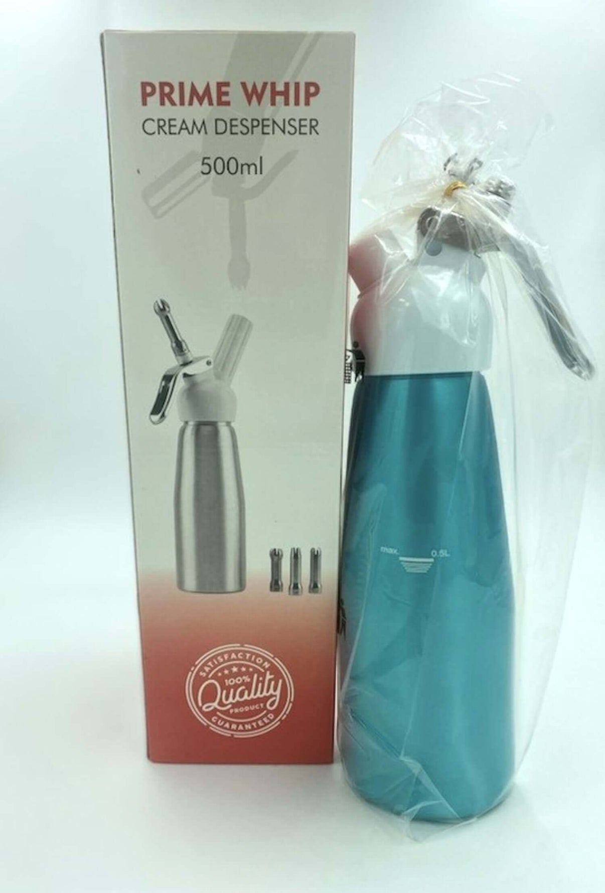 Prime Whip Cream Despenser 500ml | 106941339091 | Discreet Personal Wellness