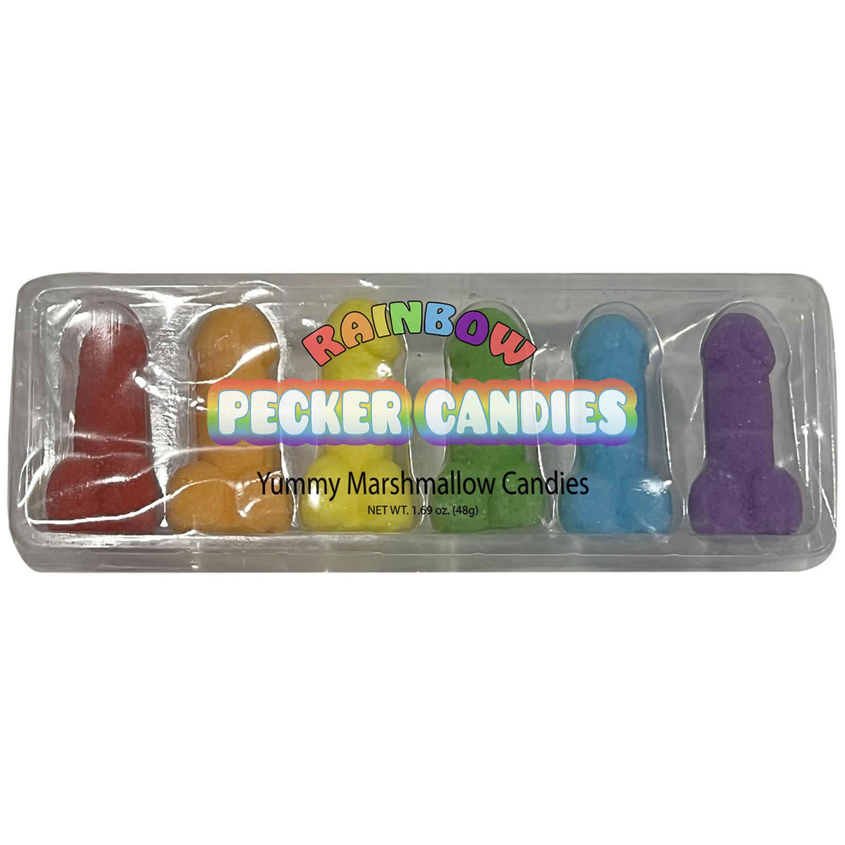 Rainbow Pecker Candies | 825156110775 | Discreet Personal Wellness