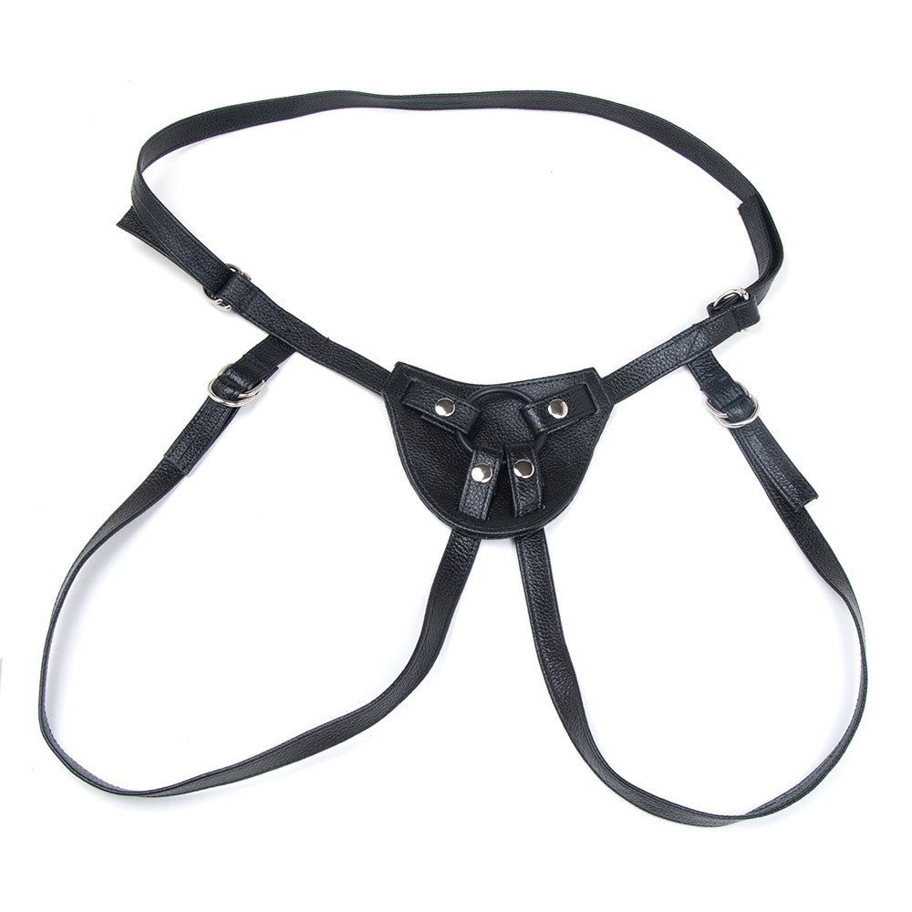 Terra Firma Dee Dildo Harness - Black | 844915080708 | Discreet Personal Wellness