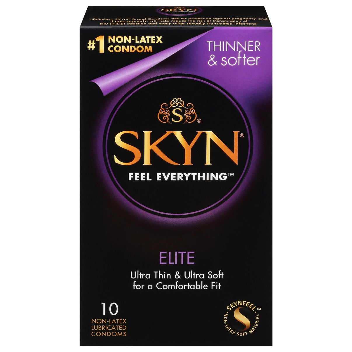 Lifestyles Skyn Elite - 12 Pack | 070907230039 | Discreet Personal Wellness