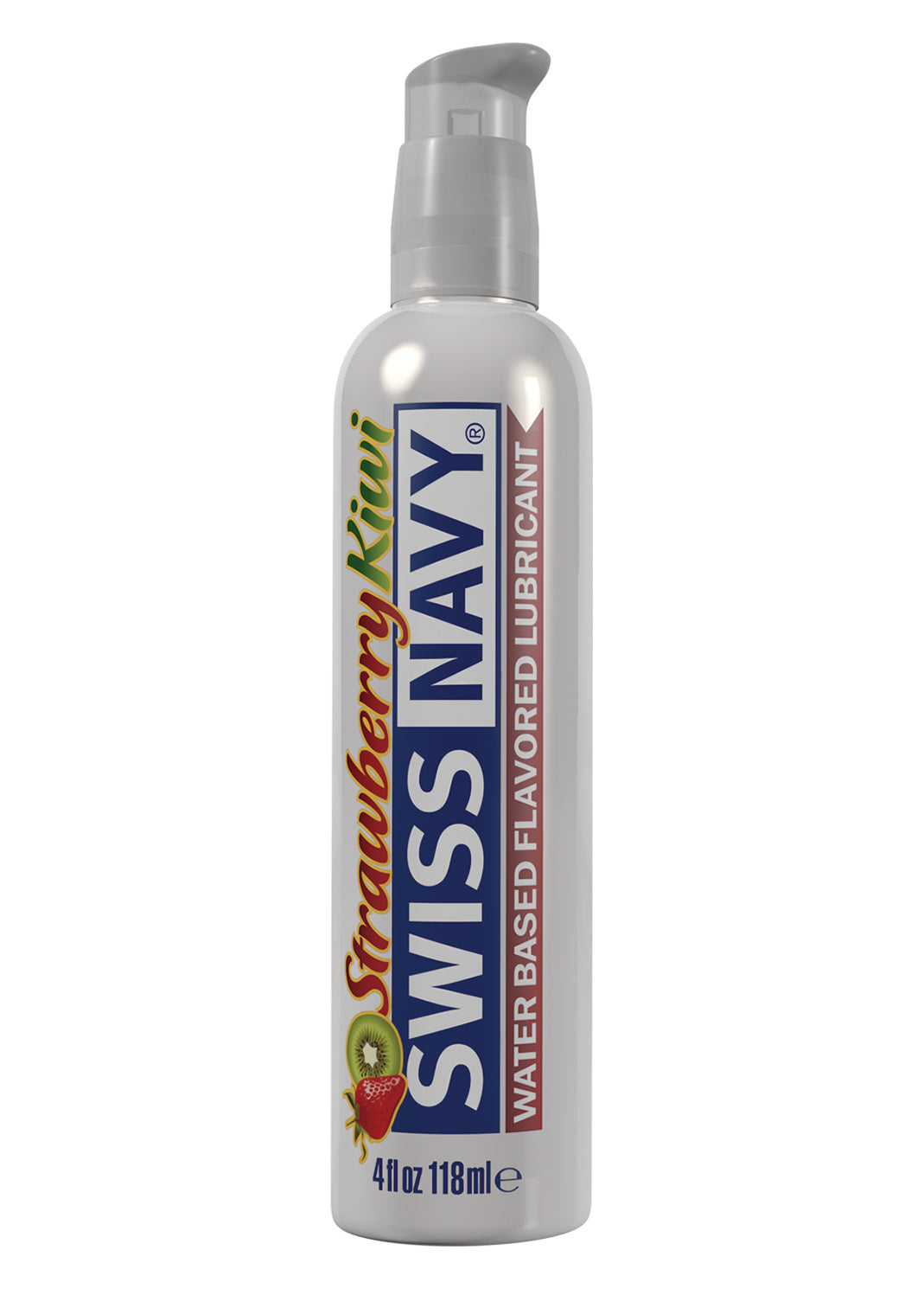 Swiss Navy Flavors Water Based Lubricant - Strawberry Kiwi 4 Fl. Oz. | 699439009304 | Discreet Personal Wellness