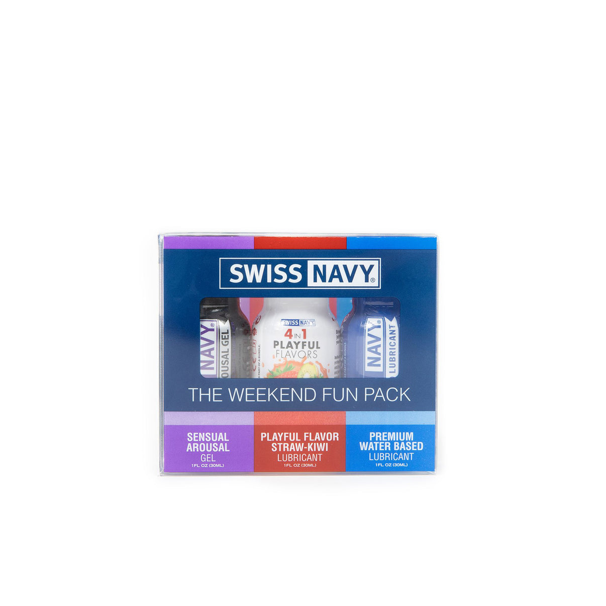 Swiss Navy Weekend Fun Pack 3-1oz | 69943900705 | Discreet Personal Wellness