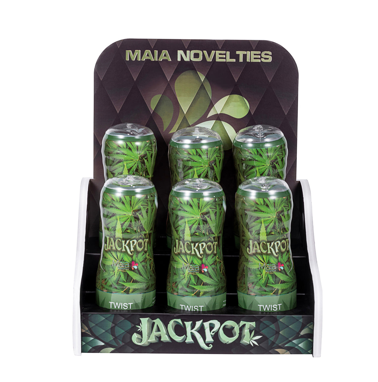 Jackpot Aircraft Cup Style Male Masturbator 420 Series Display of 6 | | Discreet Personal Wellness
