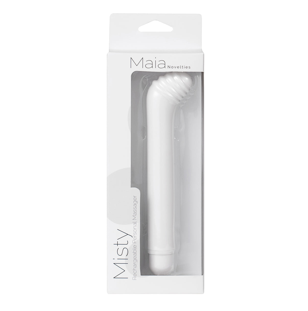 Misty G-Spot Vibrator - White | 5060311473325 | Discreet Personal Wellness