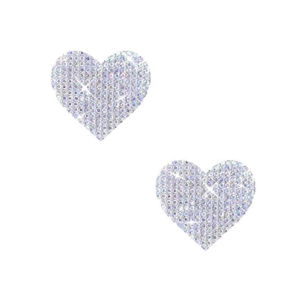 Razzle Dazzle Crystal Jewel Sparkle I Heart U Body Stickers 6 Pk | 672975646356 | Discreet Personal Wellness