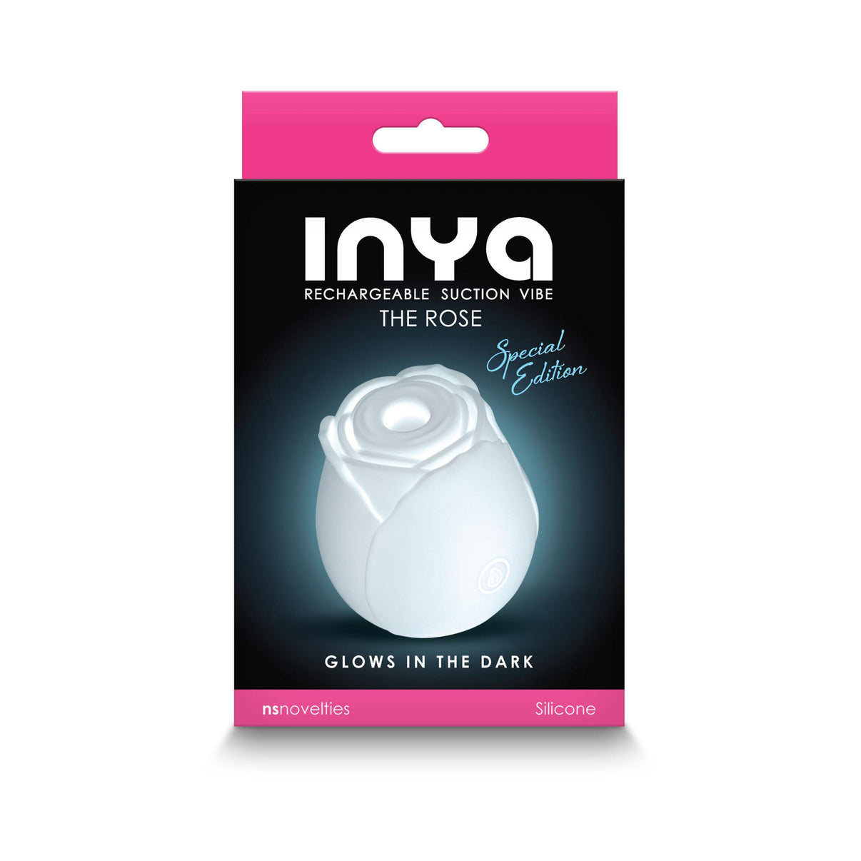 Inya - the Rose - Glow in the Dark - White | 657447107115 | Discreet Personal Wellness