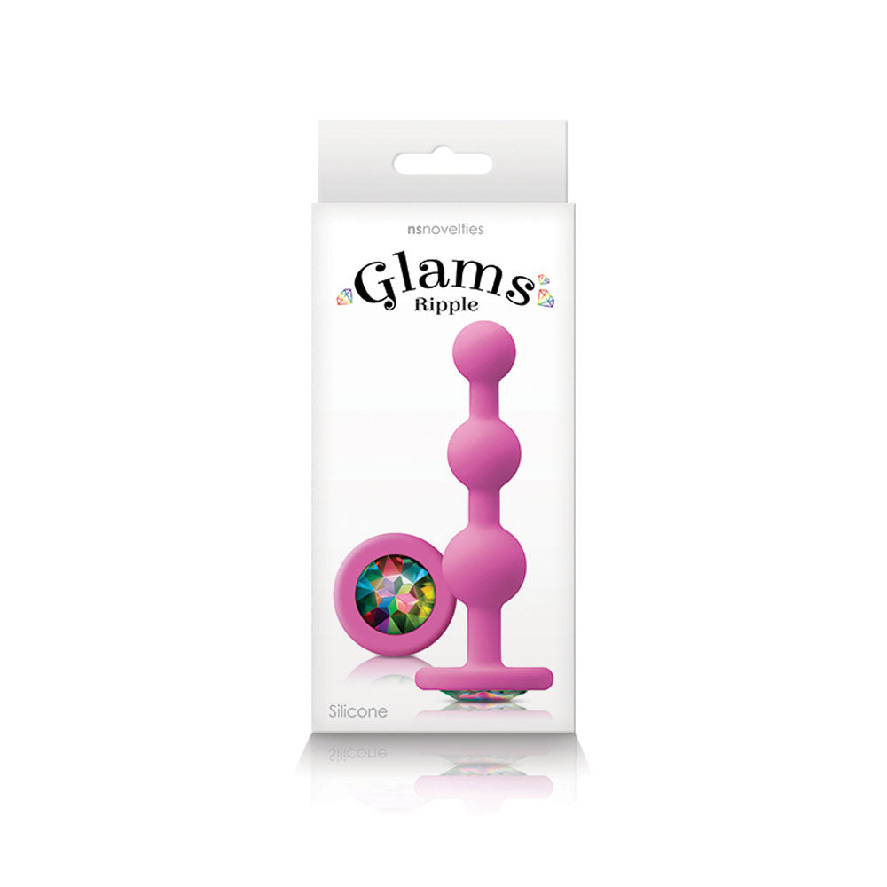 Glams - Ripple Rainbow Gem - Pink | 657447103193 | Discreet Personal Wellness