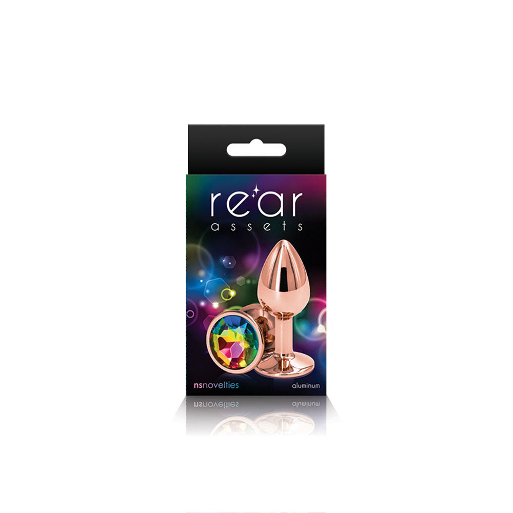 Rear Assets - Rose Gold - Small - Rainbow | 657447103025 | Discreet Personal Wellness