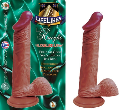Lifelike Latin Knight 8 Inch | 782631201147 | Discreet Personal Wellness