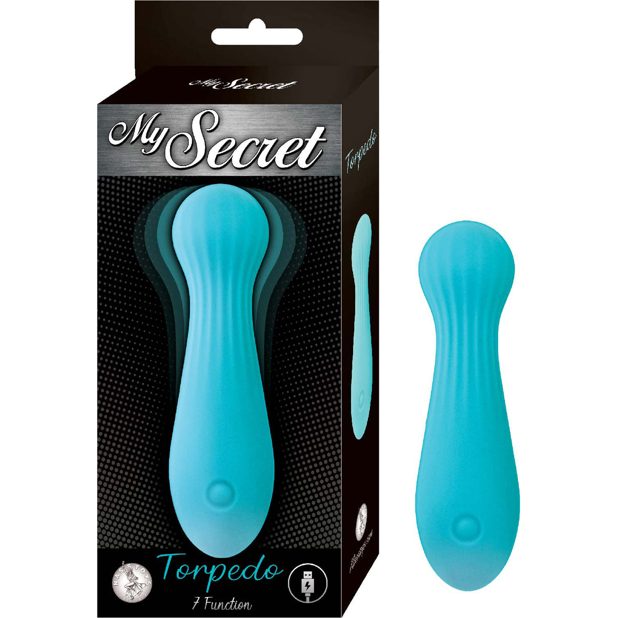 My Secret Torpedo - Aqua | 782631314922 | Discreet Personal Wellness
