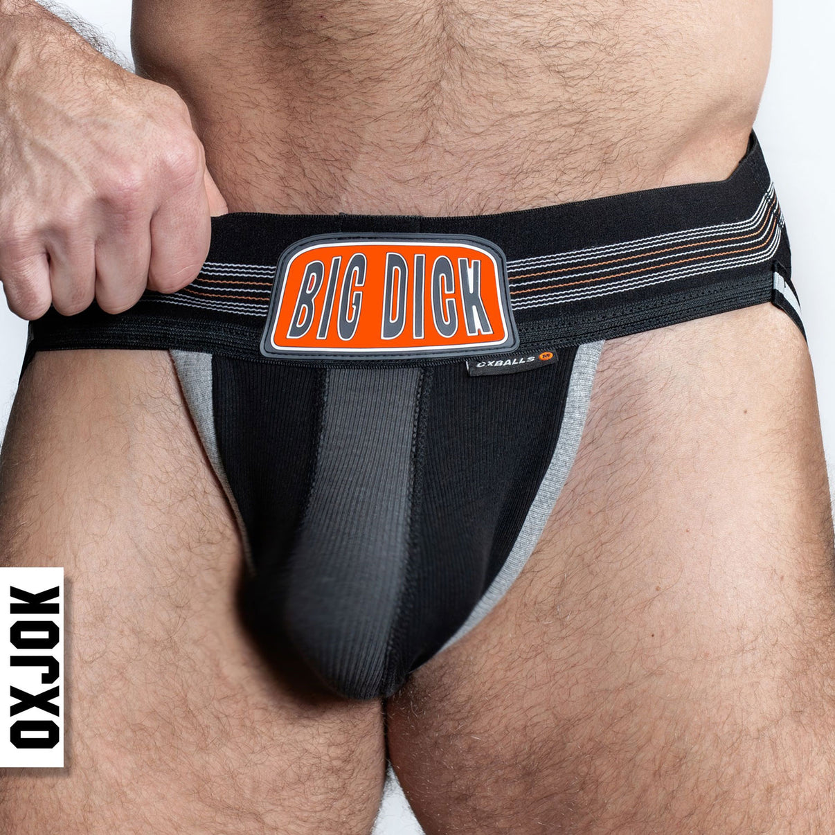 Bulger the Big Pouch Jock Black Iron Xl | 840215125224 | Discreet Personal Wellness