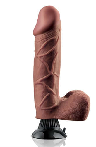 Real Feel Deluxe no.10 10-Inch - Brown | 603912340822 | Discreet Personal Wellness