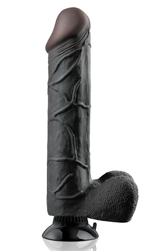 Real Feel Deluxe no.12 12-Inch - Black | 603912340860 | Discreet Personal Wellness