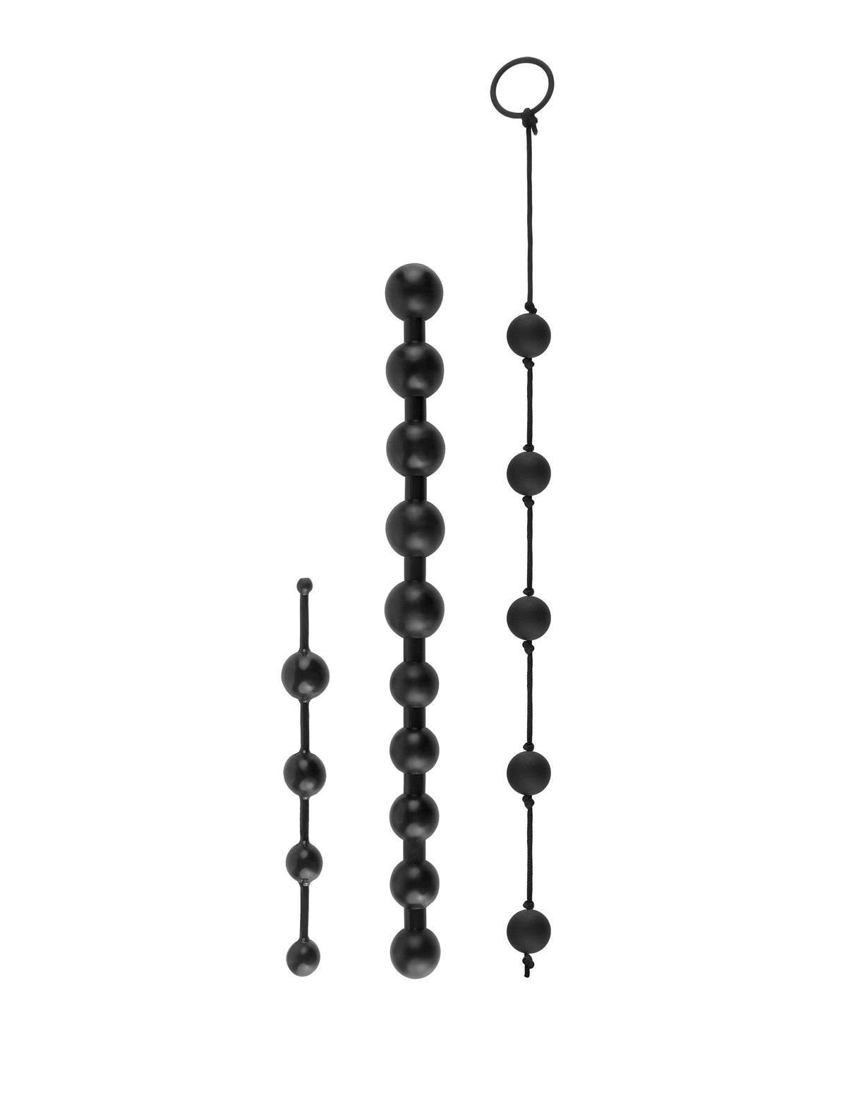 Anal Fantasy Collection Beginners Bead Kit - Black | 603912332391 | Discreet Personal Wellness