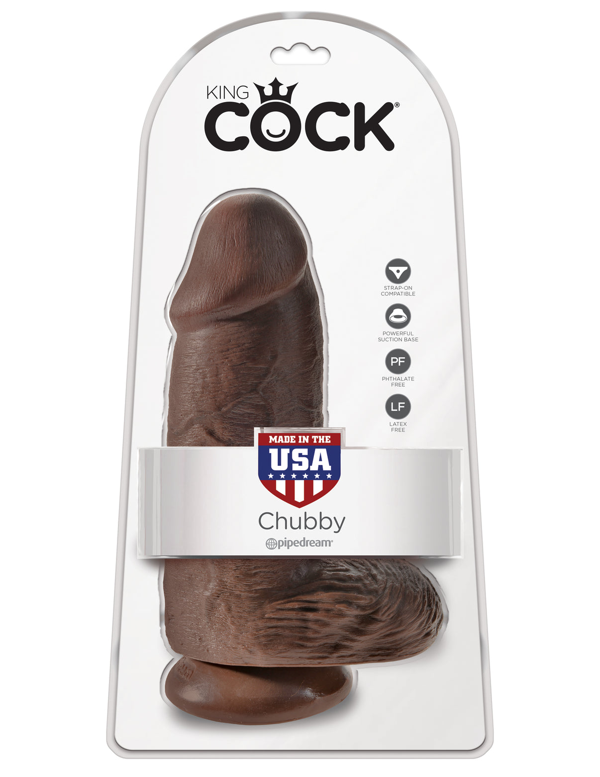 King Penis Chubby - Brown | 603912747072 | Discreet Personal Wellness