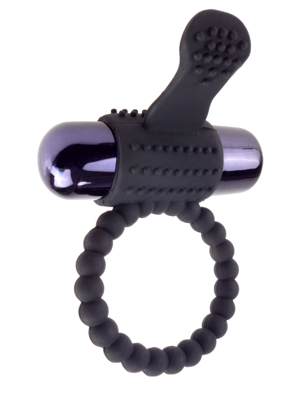 Fantasy C-Ringz Vibrating Silicone Super Ring Black | 603912747881 | Discreet Personal Wellness