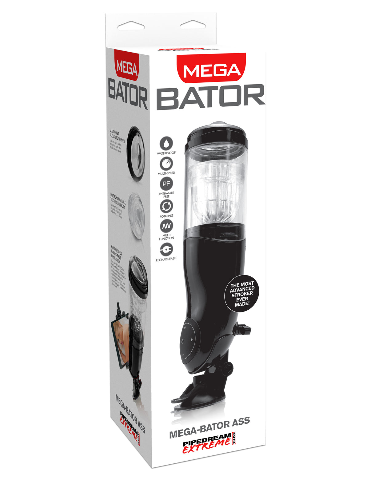 PDX Mega Bator Ass Style Super Stroker | 603912358681 | Discreet Personal Wellness