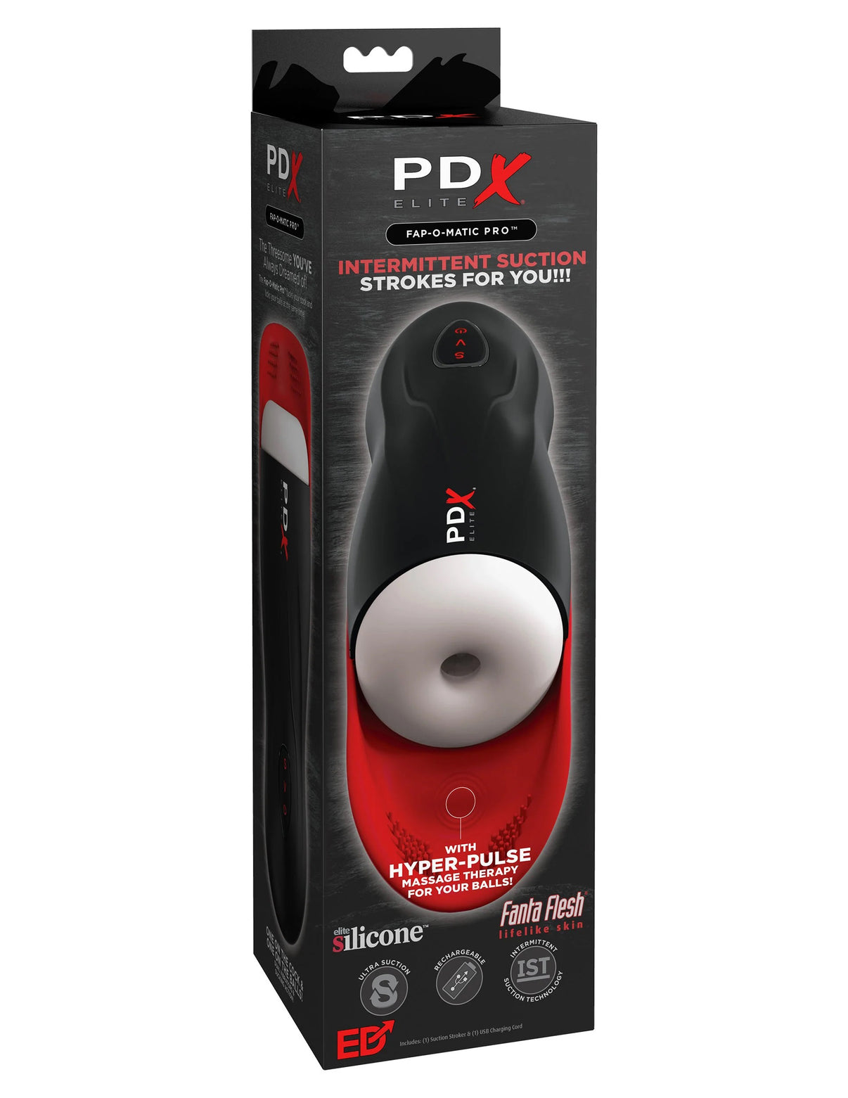 PDX Elite Fap-O-Matic Pro - Black | 603912774849 | Discreet Personal Wellness
