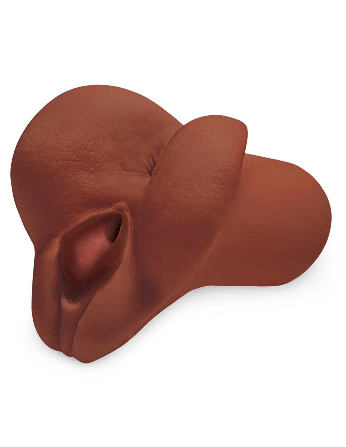 PDX Pick Your Pleasure Vagina & Ass Style Stroker - Brown | 603912766103 | Discreet Personal Wellness