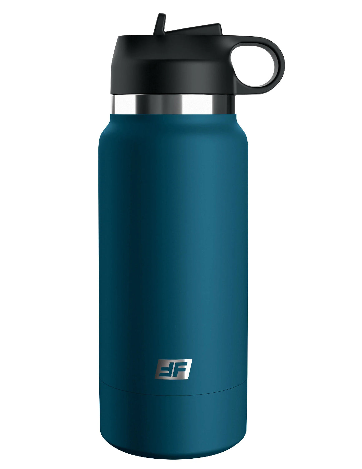 fun Flask - Private Pleaser - Blue Bottle - Brown - Vagina Style Stroker | 603912775419 | Discreet Personal Wellness