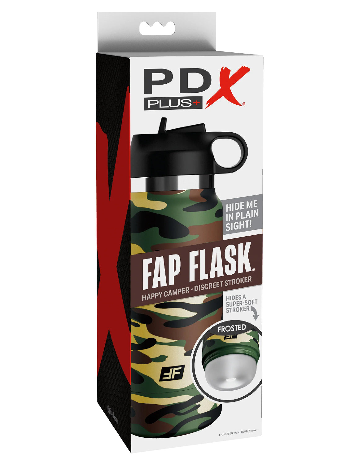 Fap Flask - Happy Camper | 603912775389 | Discreet Personal Wellness