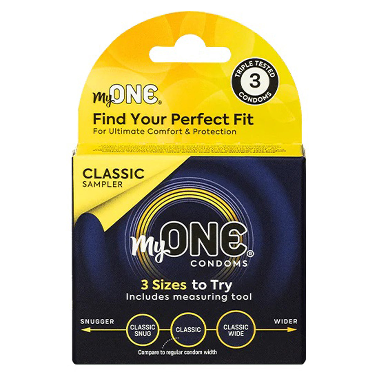 My One Classic Sampler 3 Ct | 726893114746 | Discreet Personal Wellness