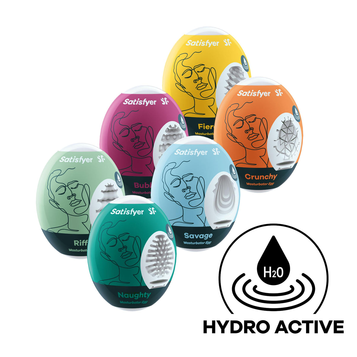 Masturbator Eggs - 6 Piece Set | 4061504001814 | Discreet Personal Wellness