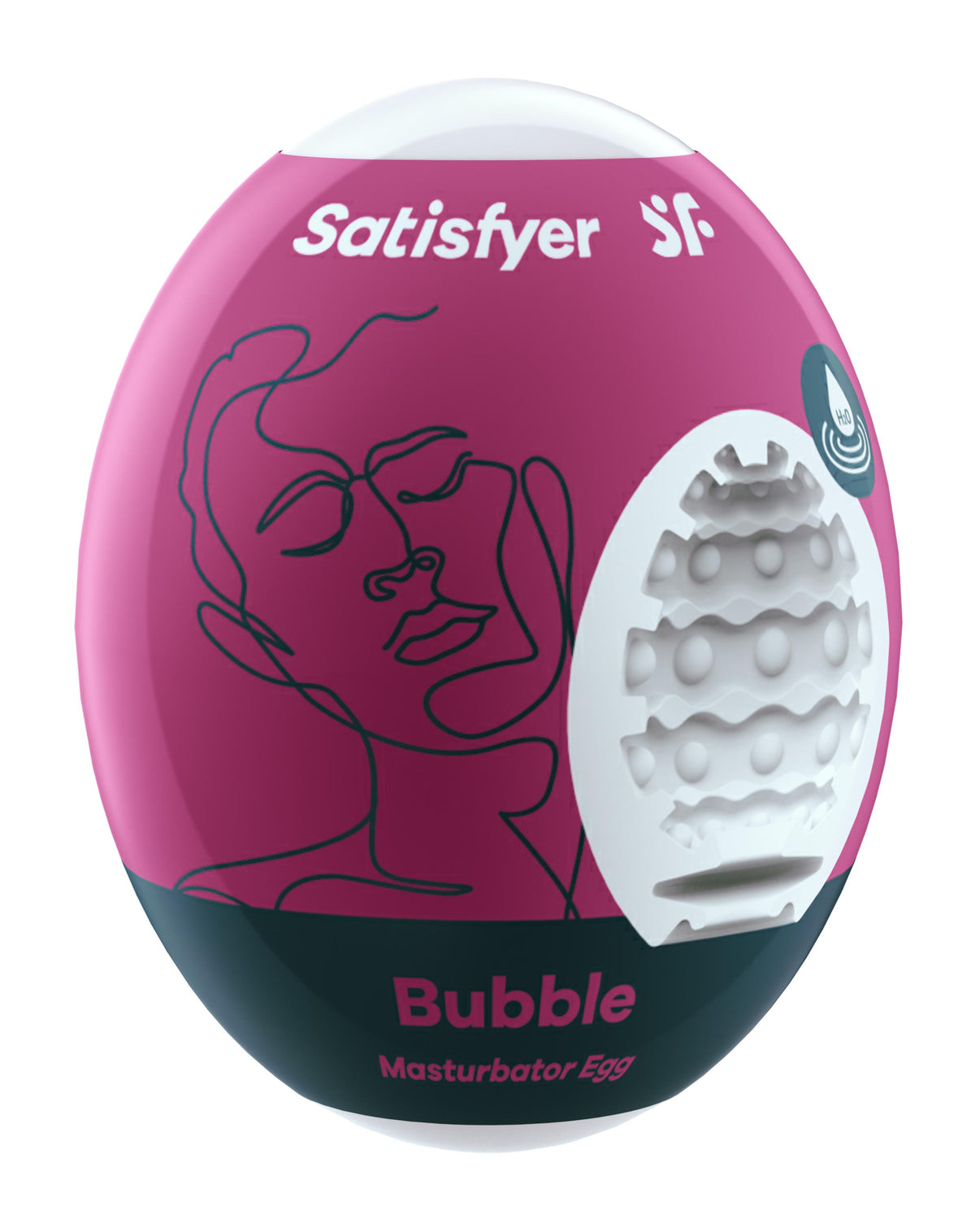 Satisfyer Masturbator Egg - Bubble - Violet | 4061504010014 | Discreet Personal Wellness