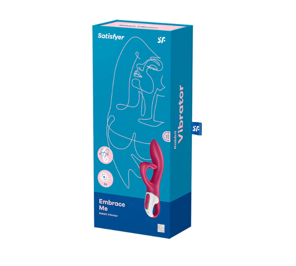 Satisfyer Embrace Me - Rabbit Vibrator - Berry | 4061504036601 | Discreet Personal Wellness