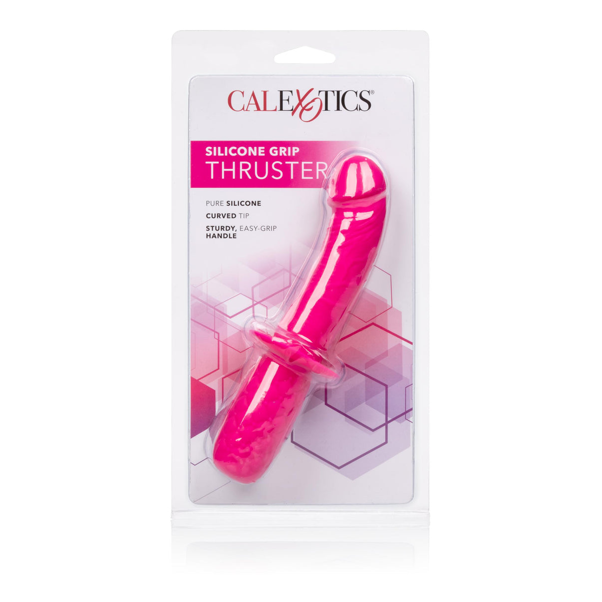 Silicone Grip Thruster - Pink | 716770091949 | Discreet Personal Wellness