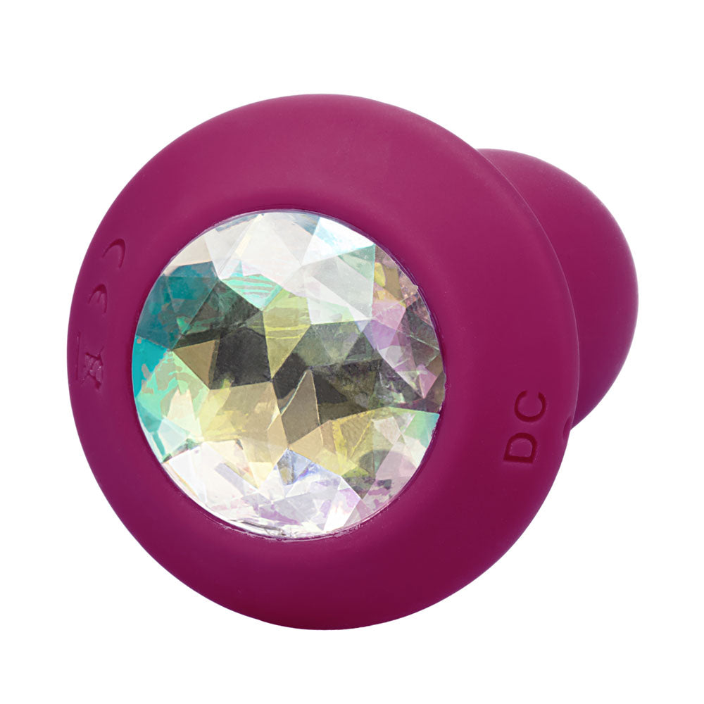 Power Gem Vibrating Petite Crystal Probe - Purple | 716770094087 | Discreet Personal Wellness