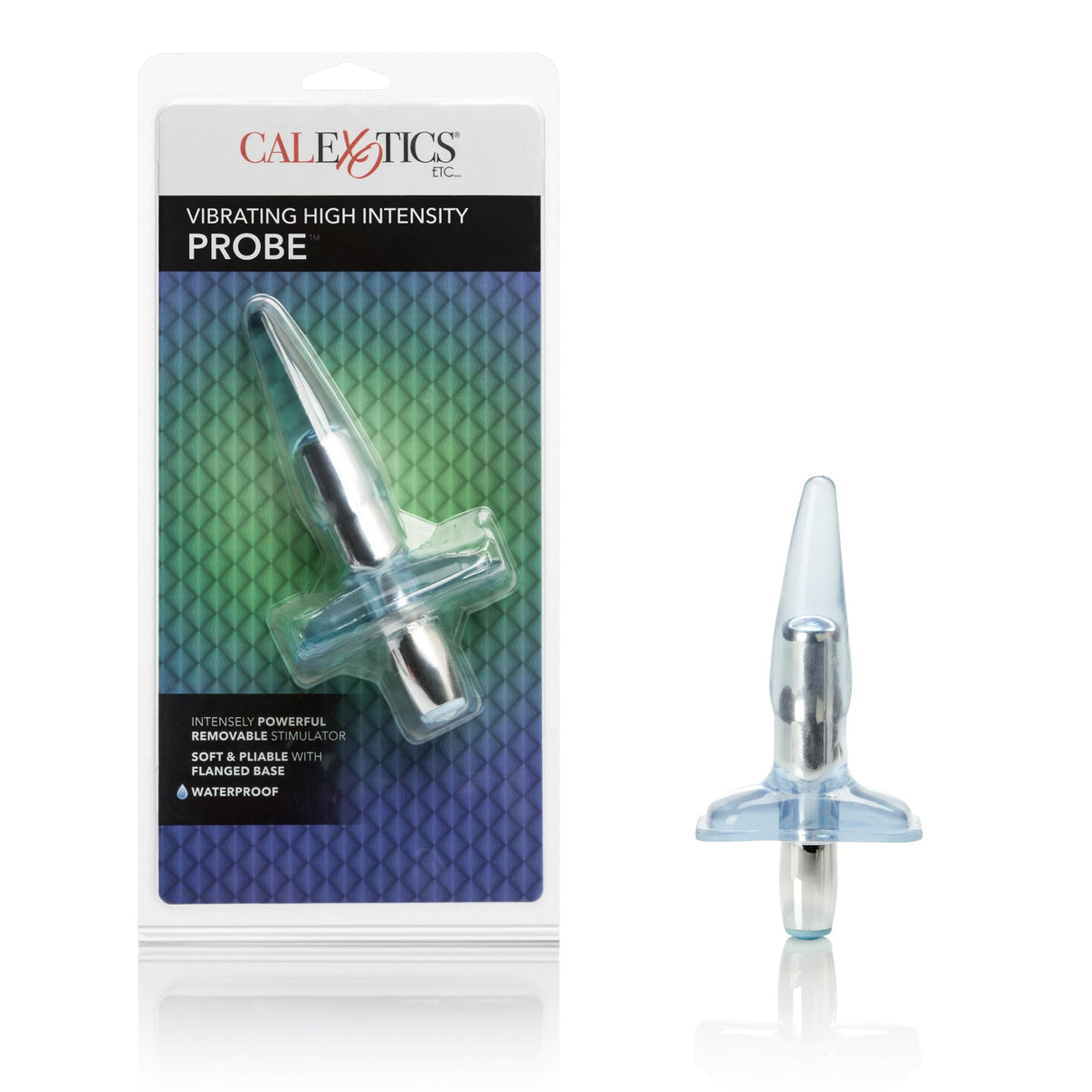 High Intensity Vibro Tease Stimulator - Ice Blue | 716770059567 | Discreet Personal Wellness