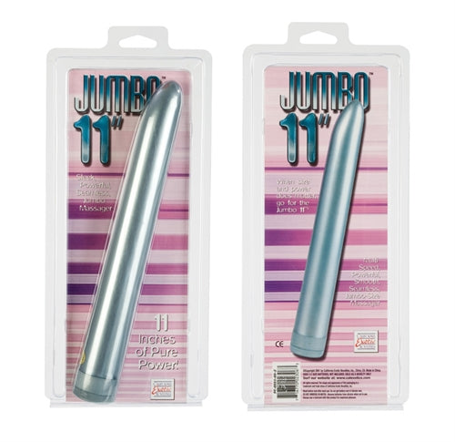 Jumbo 11 Inches Massager - Platinum | 716770023063 | Discreet Personal Wellness