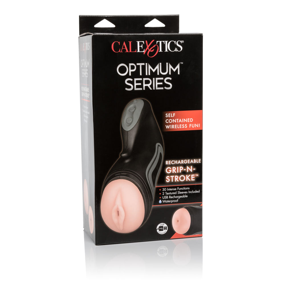 Optimum Power Rechargeable Grip-N-Stroke | 716770092571 | Discreet Personal Wellness