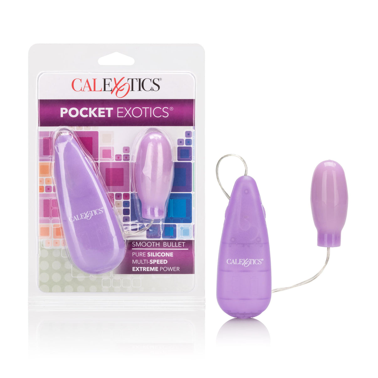 Silicone Slims Vibrating Smooth Bullet - Purple | 716770034816 | Discreet Personal Wellness
