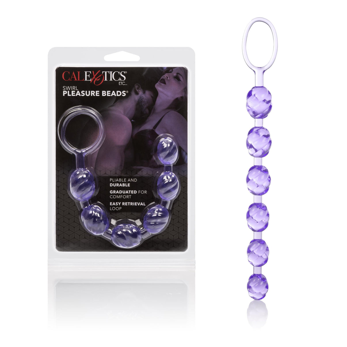Swirl Pleasure Beads - Purple | 716770033642 | Discreet Personal Wellness