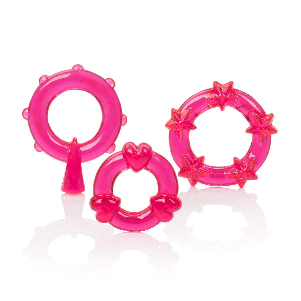 Magic C-Rings - Red | 716770055699 | Discreet Personal Wellness