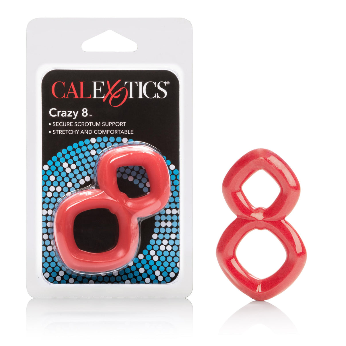 Crazy 8 Ring - Red | 716770061478 | Discreet Personal Wellness