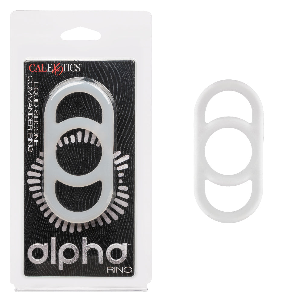 Alpha Liquid Silicone Commander Ring - Natural | 716770108210 | Discreet Personal Wellness