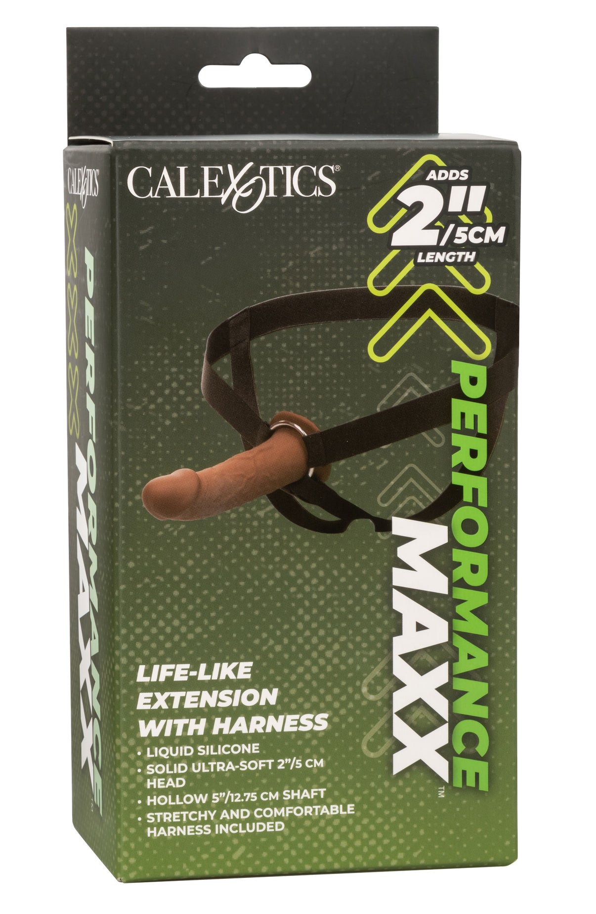 Performance Maxx Life-Like Extension With Harness - Brown | 716770101983 | Discreet Personal Wellness