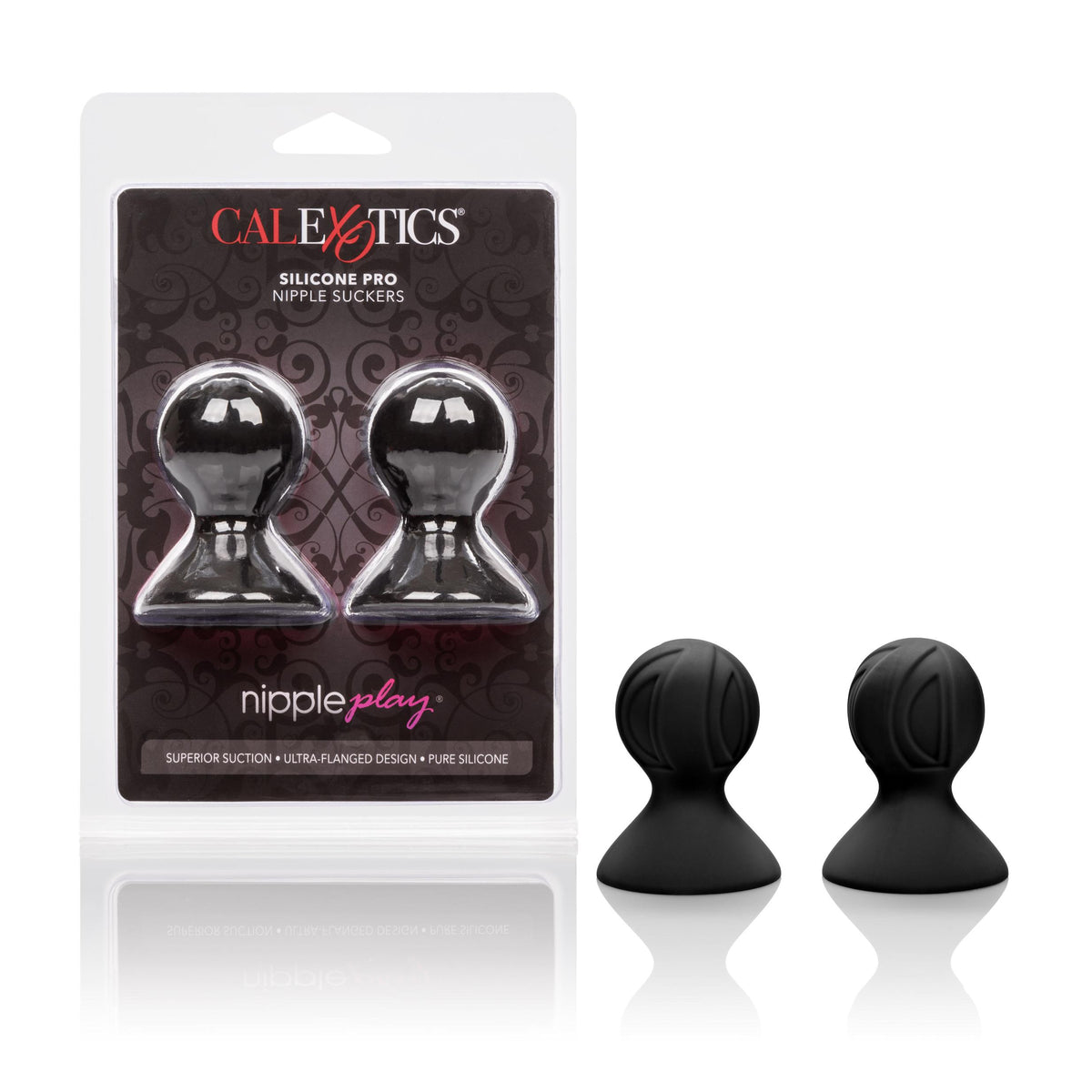 Nipple Play Silicone Pro Nipple Suckers - Black | 716770089588 | Discreet Personal Wellness