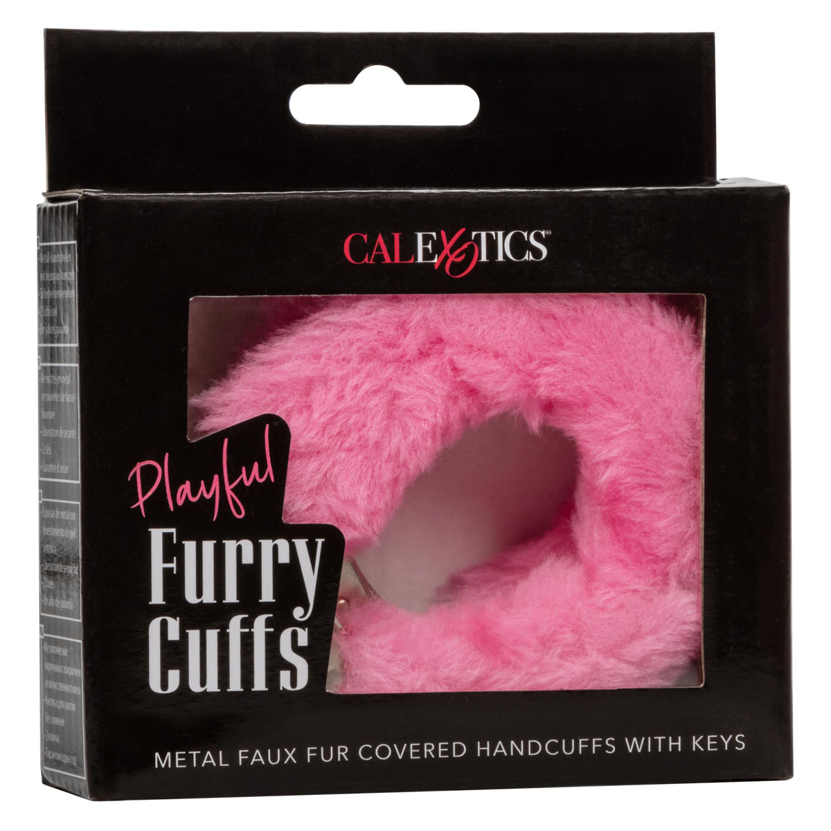 Playful Furry Cuffs - Pink | 716770099259 | Discreet Personal Wellness