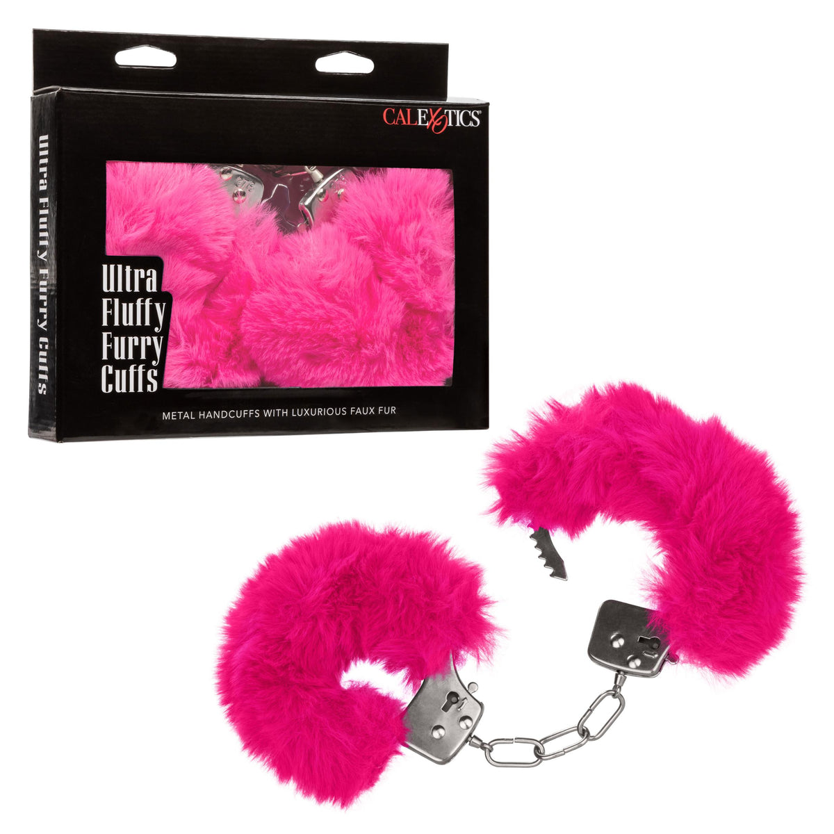 Ultra Fluffy Furry Cuffs - Pink | 716770102676 | Discreet Personal Wellness
