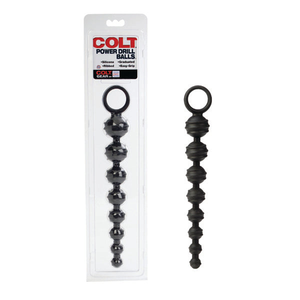 Colt Power Drill Balls - Black | 716770061812 | Discreet Personal Wellness