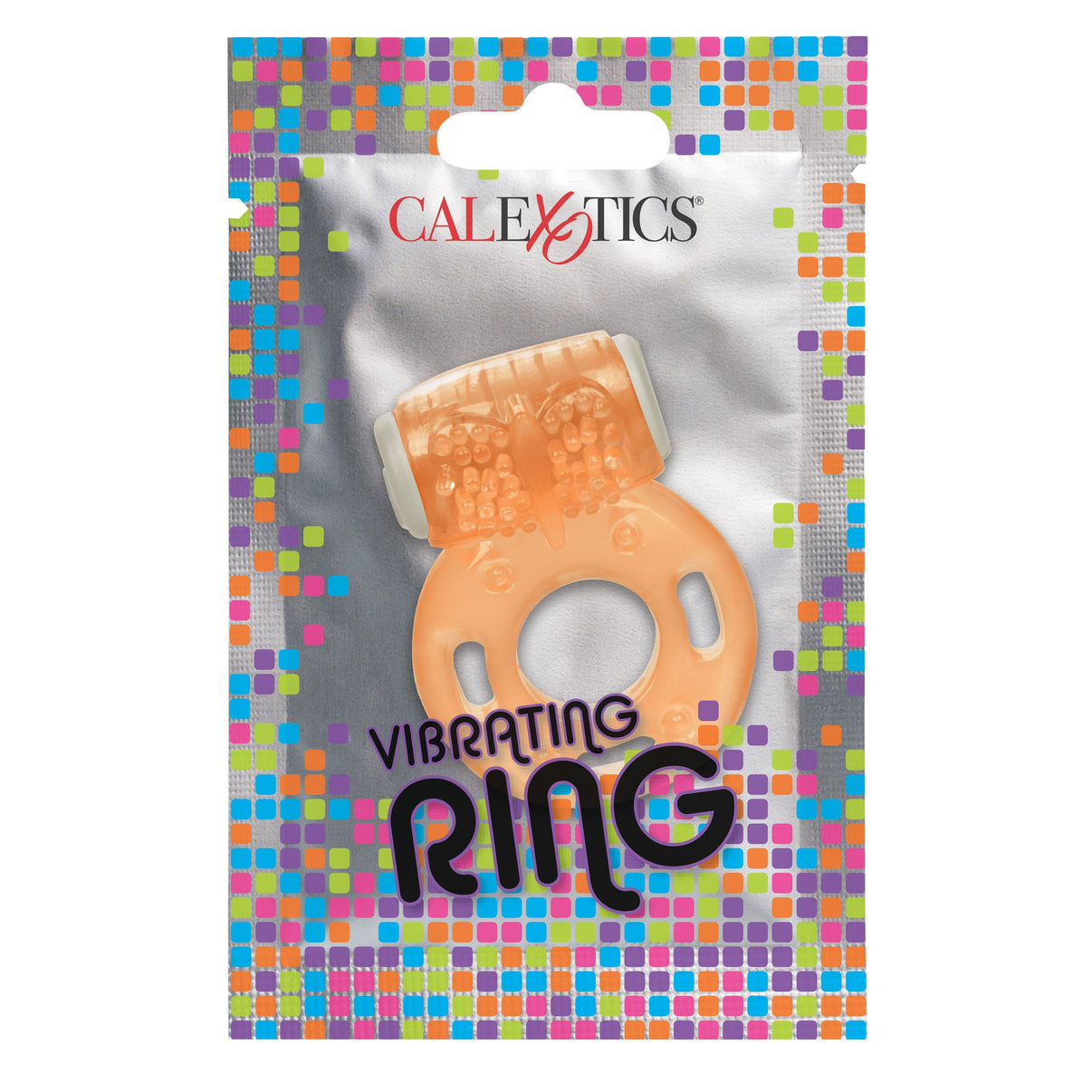 Foil Pack Vibrating Ring - Orange | 716770097668 | Discreet Personal Wellness