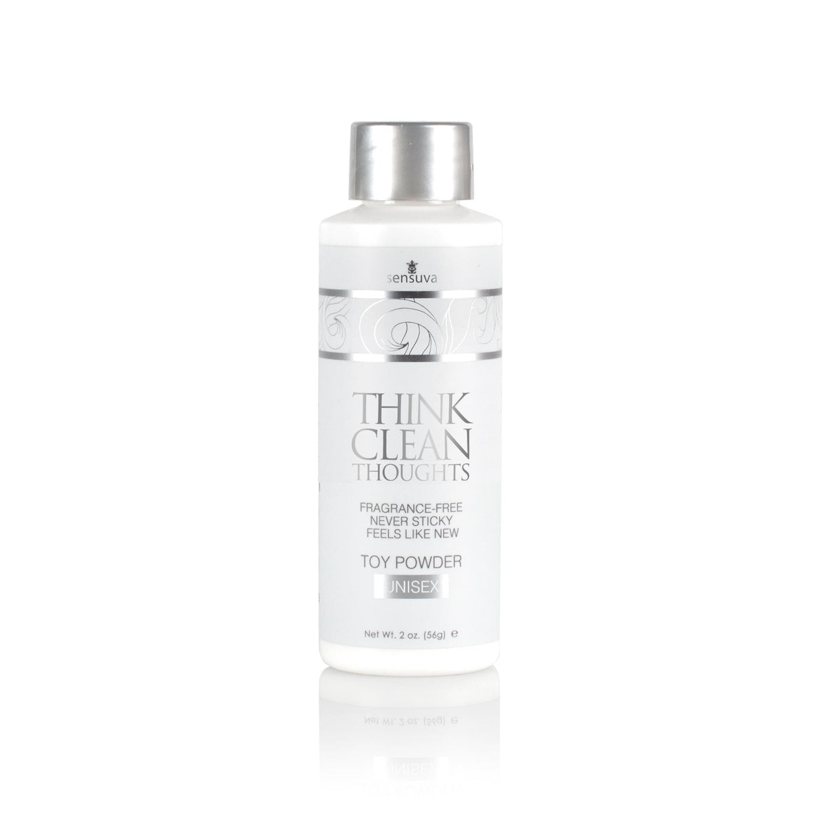 Think Clean Thoughts Toy Powder - 2 Oz. | 855559007235 | Discreet Personal Wellness