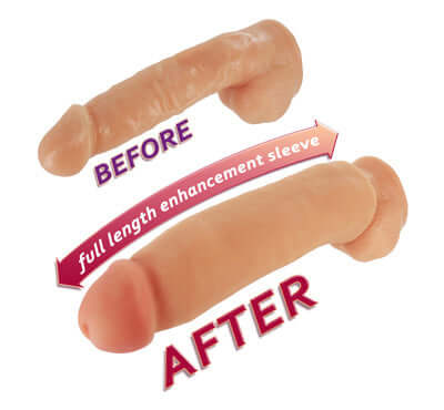 Fat Jack Penis Enlarger Sleeve - Bulk Silver Bag | 848518003706 | Discreet Personal Wellness